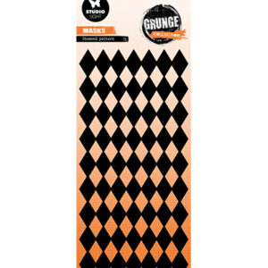SL-GR-MASK337 - SL Mask Diamond Pattern Grunge Collection nr.337