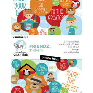 CCL-FR-STIC38 - CCL Sticker Paper Pad On the Farm Friendz nr.38