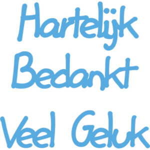 LR0221 Marianne Design Creatables Hartelijk bedankt,veel geluk