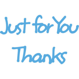 LR0224 Marianne Design Creatables Just for you,Thanks