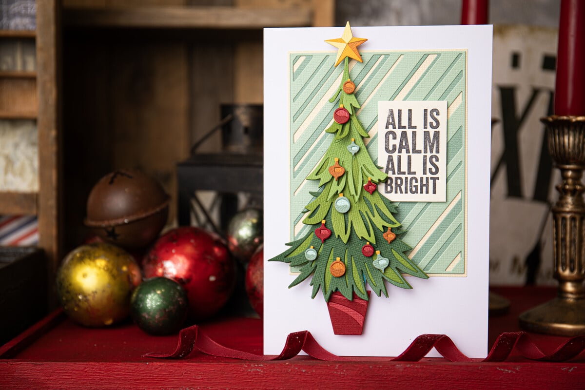 666332 Thinlits Colorize by Tim Holtz Trim a Tree - Afbeelding 2