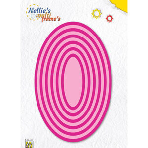 MFD057 Cutting & embossing Straight oval