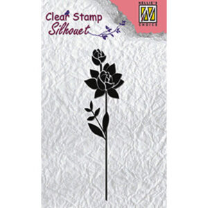 Clear stamps flower silhouettes flower-11