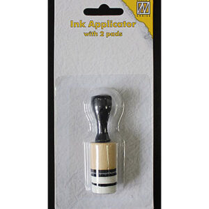 Small ink applicator with 2 pads 2cm (Dauber dowel small)