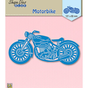 Shape Die Blue Motorbike