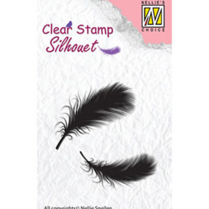 Clear stamps Silhouette Feathers