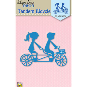 Shape Dies blue Tandem Bicycle