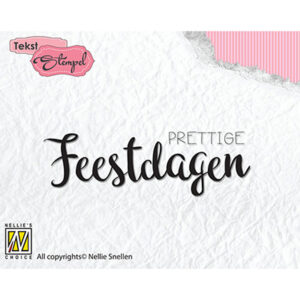 Clear stamps Prettige Feestdagen