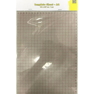 Plastic Template 5 pcs. A4 size cm-scale for Stampingbuddy-Pro