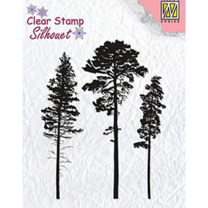 Clear Stamp Silhouette 3 Pinetrees