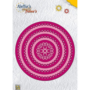 Multi Frame Die Rond gegolfd 11,5 cm