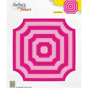 Multi Frame Dies Stiched Cornerless squares