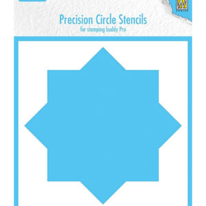 Precision Circle Stencils, 8-point circle (for stampingbuddy-pro)