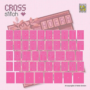 Cross Stitch Dies Alphabet & Numbers