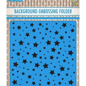 95068 - Nellie's Choice Background embossing Folders Stars & dots