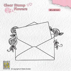 Clear stamps Flowers Love letter