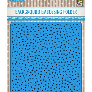 95177 - Nellie's Choice Background embossing folders Small hearts