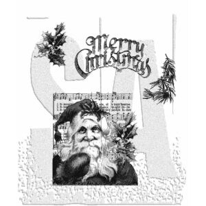CMS032 Santa's Wish Tim Holtz Cling Stamps