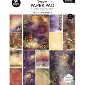 SL-ES-DPP337 StudioLight SL Designer Paper Pad Fairy Christmas Essentials nr.337