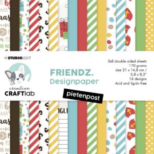 ccl-fr-pp77 Friendz Design Paper A5 Pietenpost