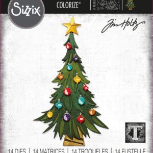 666332 Thinlits Colorize by Tim Holtz Trim a Tree