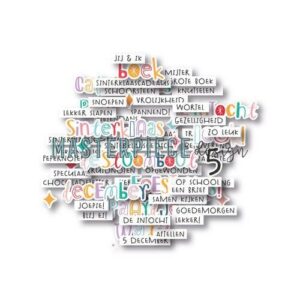 MP202143 Masterpiece design Sinterklaas Die-Cuts Text