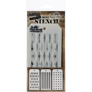 THMST017 Tim Holtz Mini Layered Stencil Set #17