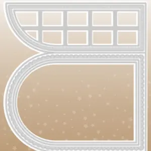 SL-ES-CD1019 StudioLight SL Cutting Die Window folding card Essentials nr.1019