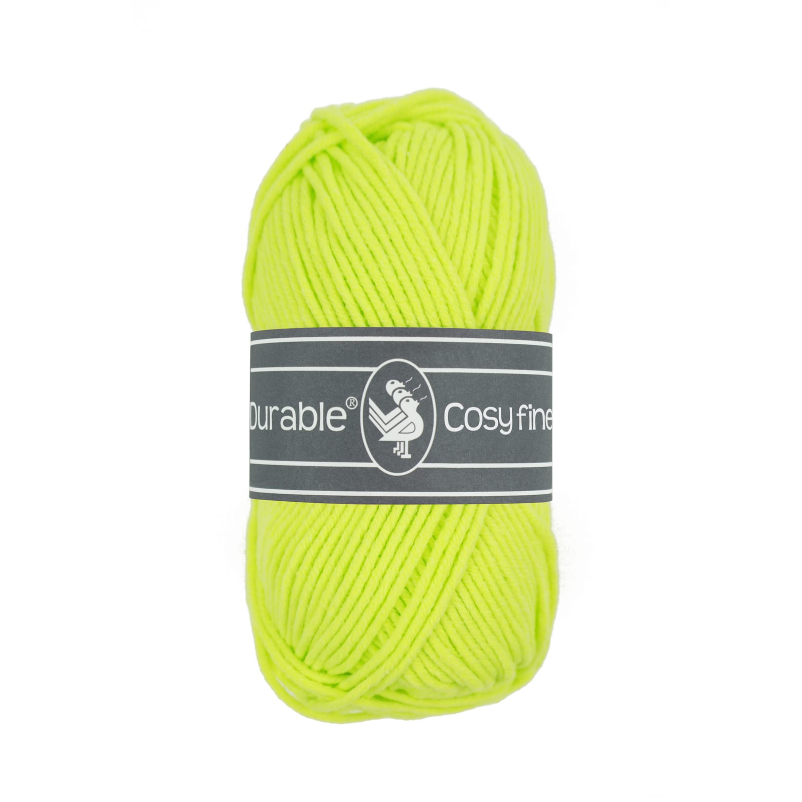 Durable Cosy Fine bol 50 gram Neon Yellow