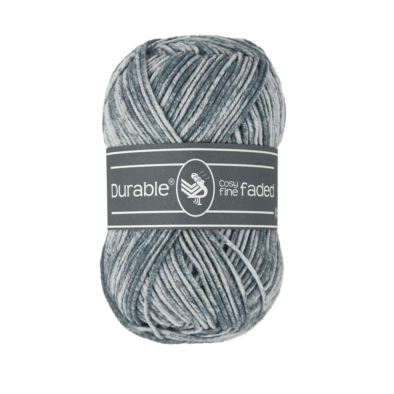 Durable Cosy Fine Faded bol 50 gram Silver Grey
