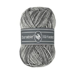 Durable Cosy Fine Faded bol 50 gram Charcoal