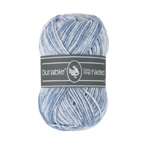 Durable Cosy Fine Faded bol 50 gram Blue Grey