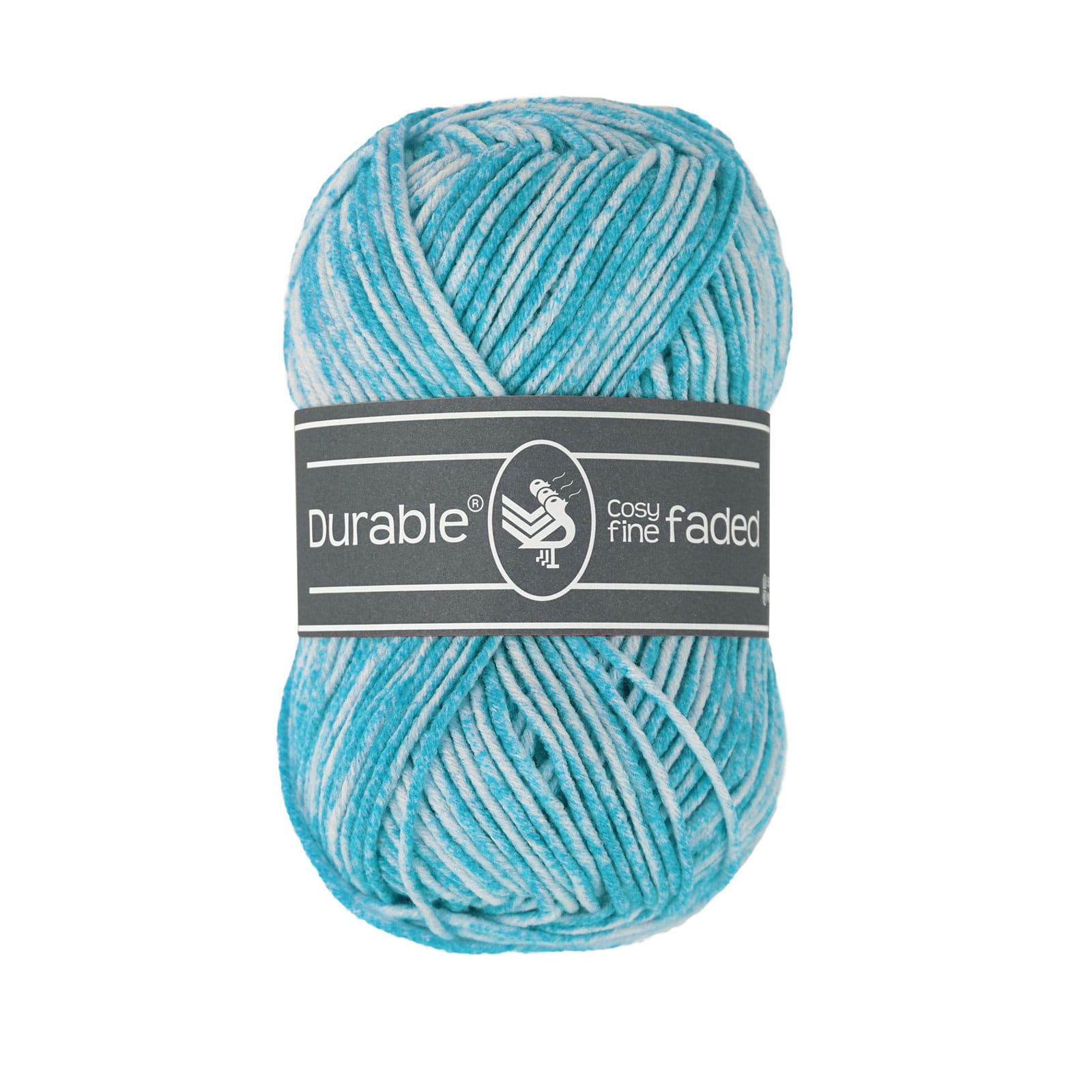 Durable Cosy Fine Faded bol 50 gram Turquoise