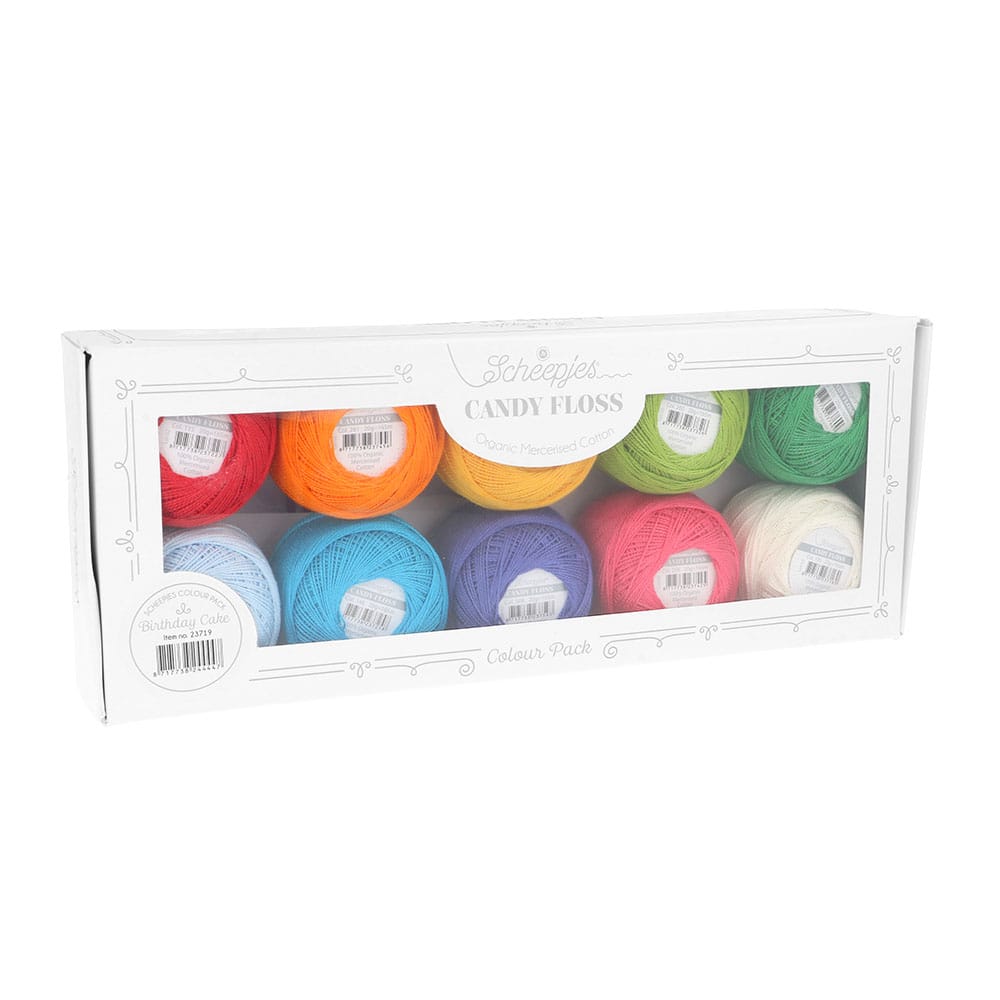 Candy Floss colour pack Birthday Cake