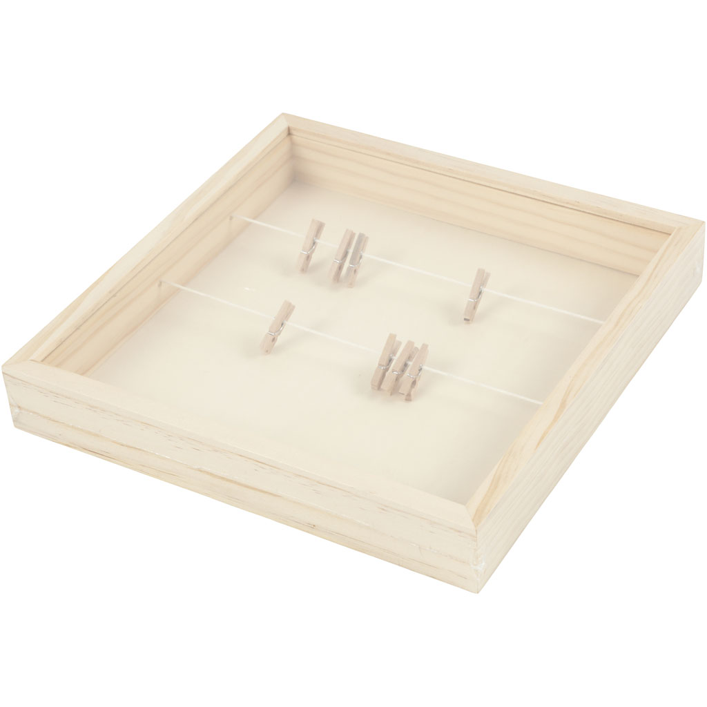 3D fotolijst 35mm dikte 23x23 cm