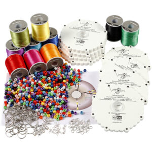 41591 Creativ Company Kumihimo Klassenset neon kleuren sterke kleuren