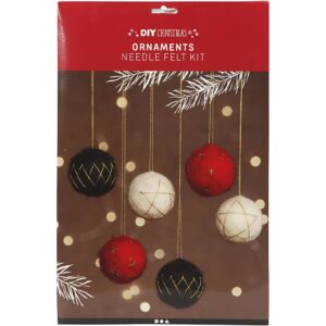 441824 Creativ Company Kerstballen 6 cm 6stuk