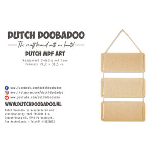 460440421 - Dutch DooBaDoo DDBD MDF Hanging panels incl rope