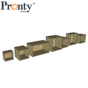 460483055 - Pronty Pronty MDF Typecase, set of 7 boxes