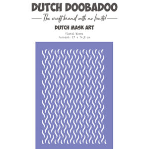 470715125 - Dutch DooBaDoo DDBD Dutch Mask Art Floral Waves