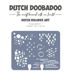 470715900 - Dutch DooBaDoo DDBD Dutch Mask Art Rollerdex pattern