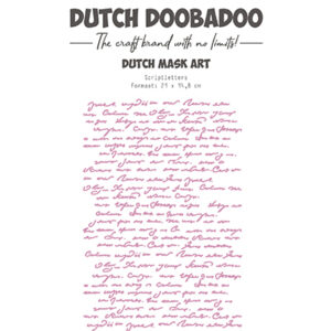 470784371 - Dutch DooBaDoo DDBD Mask Art Script Letters