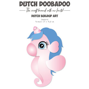 470784379 - Dutch DooBaDoo DDBD Build up art Sea horse