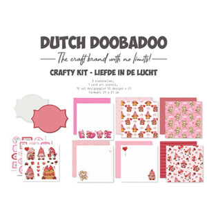 473005072 - Dutch DooBaDoo DDBD Craftykit Love in the air 21x21cm