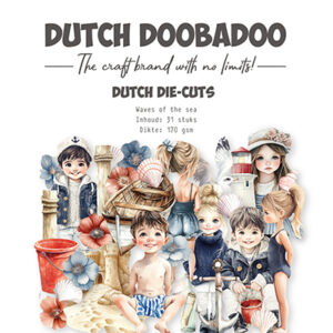 474.007.508 - Dutch DooBaDoo DDBD Collage Die-cuts Waves of the Sea