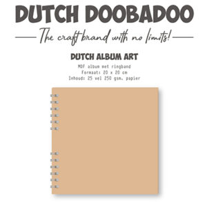 474300013 - Dutch DooBaDoo DDBD MDF Art Journal 20 x 20 cm