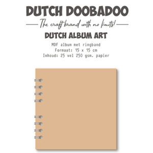 474300015 - Dutch DooBaDoo DDBD MDF Art Journal Notebook