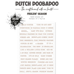 491200033 - Dutch DooBaDoo DDBD Dutch Sticker Art Freezin Season