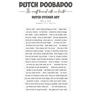 491200035 - Dutch DooBaDoo DDBD Dutch Sticker Happy Spring 1