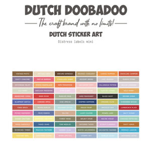 491200039 - Dutch DooBaDoo DDBD Sticker Mini Distress labels